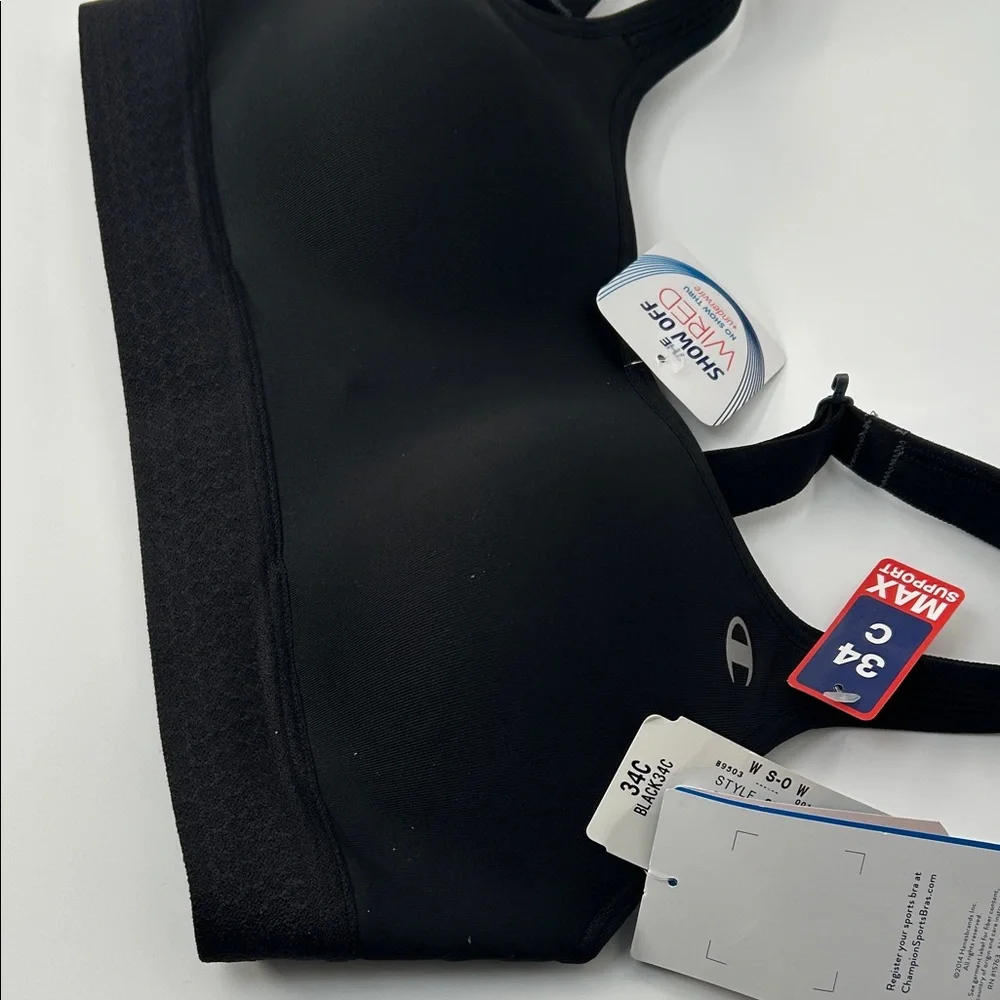 Seamless Black Comfort Bra - Picture 11 of 16